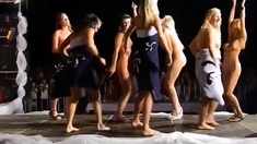 Women Dancing Naked On Stage