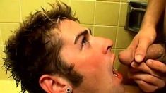 Boys drinking piss and gay men pissing outdoors Shane