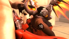 3D Sex Compilation of The Best Girl from Overwatch