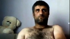 Masturbating Turkey-Turkish Natural Bear Volkan 2