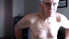 grandpa strips off