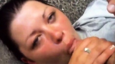 Huge cumshot on her face