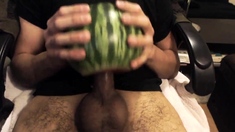 Fucking a Watermelon