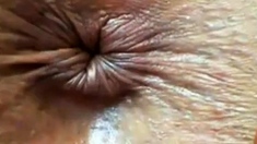 close up butthole winking