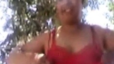 Horny Arab Woman Outdoor