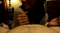 Sexy Girl Makes Fat Man Cum