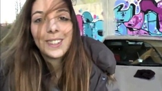 Billige Schnalle Draussen Auf Dem Benz Durchgerammelt!