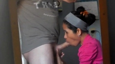 Blowjob From The Mexican Maid