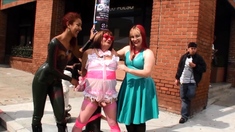 AliceInBondageLand - Folsom Street Fair Sissy Handjob P