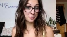 Hottest brunette solo webcam masturbation 2