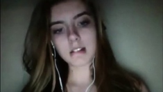 Sexy Teen Shows Off Her Big Boobs And Masturbates On Omegle