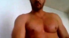 David Zepeda Masturbating on Webcam