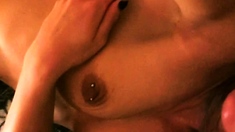 Sweet Amateur Babe Goes Solo With Yellow Dildo