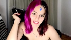Emo Teen Becka Solo Webcam Masturbation Porn