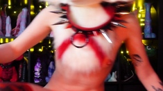 Sexy hottie Anetta Keys enjoys a solo toy masturbation