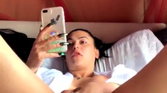 Solo webcam tranny masturbation
