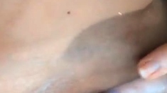 Pussy toying busty high heeled stunner solo pov masturbation