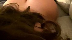 Amateur blondie solo anal masturbation