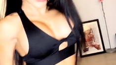 Horny Webcam Babe Solo Masturbation