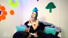 Sexy Hottie Anetta Keys Enjoys A Solo Toy Masturbation
