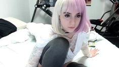 Chubby Busty Teen Solo Masturbation