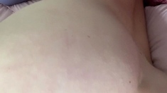 Amateur blondie solo anal masturbation
