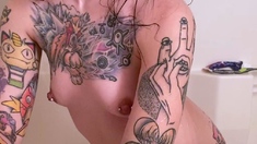 Brunette Solo Webcam Masturbation