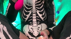 Exotic brunette hardcore foot fetish fuck