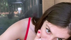 Beautiful Brunette Foot Fetish