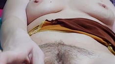 Beautiful Sonya having a horny solo toy masturbation