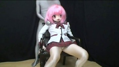 Slave adores the fetish nylons of his mistress