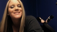 Blonde babe scarlet solo webcam