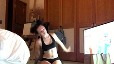 Brunette Solo Webcam Masturbation