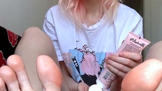 Naughty amateur teen has a voyeur fetish
