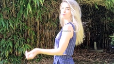 Blonde Teen Moaning In Pleasure While Masturbating