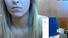 Big Boobed Blonde Masturbates With A Dildo In The Bathroom