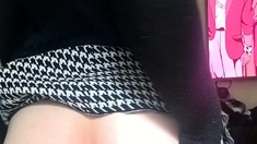 Amateur shemale tranny in solo video