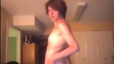 Crossdressing Twink on Webcam