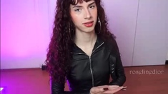 Flat chested crossdresser webcam solo