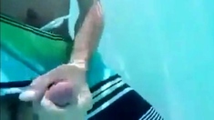 Underwater Jerk-Off Session Outdoors - Amateur Style