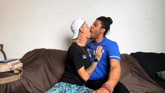 RJ MALE VIDEOS - Hot Kisses On The Living Room Sofa - By