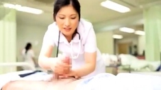 Japanese amateur MILF sucking on dick