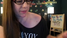 Hot redhead amateur teen girl riding and jerking boyfriend