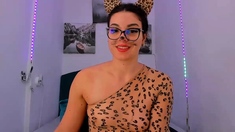 Amateur striptease and Solo masturbation