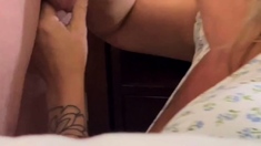 Horny wife fucks random guy in front of her husband