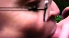 Outdoor Fun: Blowjob and Cum with a Sexy Man