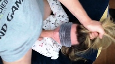 Blonde Czech Babe Masturbates And Gives Pov Blowjob