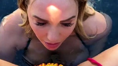 Angela White - Mia Malkova Lesbian Fucking In The Pool