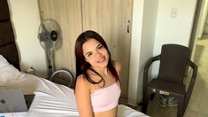 Little LUSMALL comes to the casting of "Blowjob for