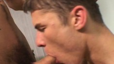 Nothing Pleases This Horny Young Man More Than Servicing A Cock